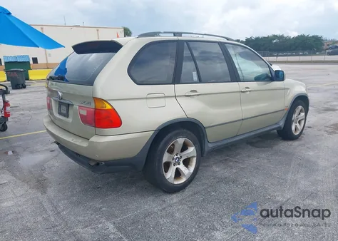 2003 BMW X5 3.0I z USA, uszkodzony, nr VIN 5UXFA53563LV76883